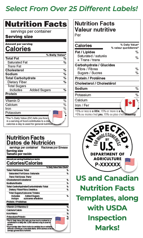 Nutrition Facts Maker Easy Affordable Nutrition Labels